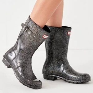 Hunter | Women’s Original Starcloud Short Glitter Rain Boot EUR 38 US 6.5/7
